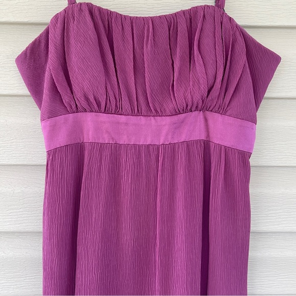 Ted Baker London Silk Crepe Flowy Elegant Formal Dress Size 2 - Picture 8 of 14